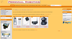 Desktop Screenshot of personal-robotics.com