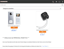 Tablet Screenshot of personal-robotics.com